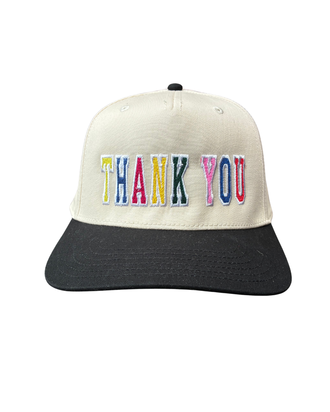 yellow THANK YOU hat