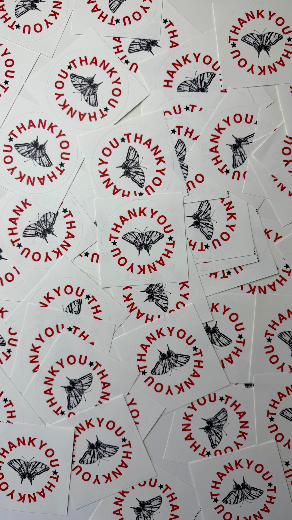 thank you sticker